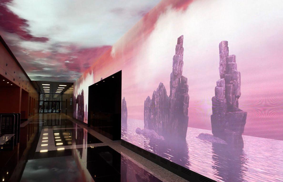 Enigmatic Cliffside @Corporate lobby