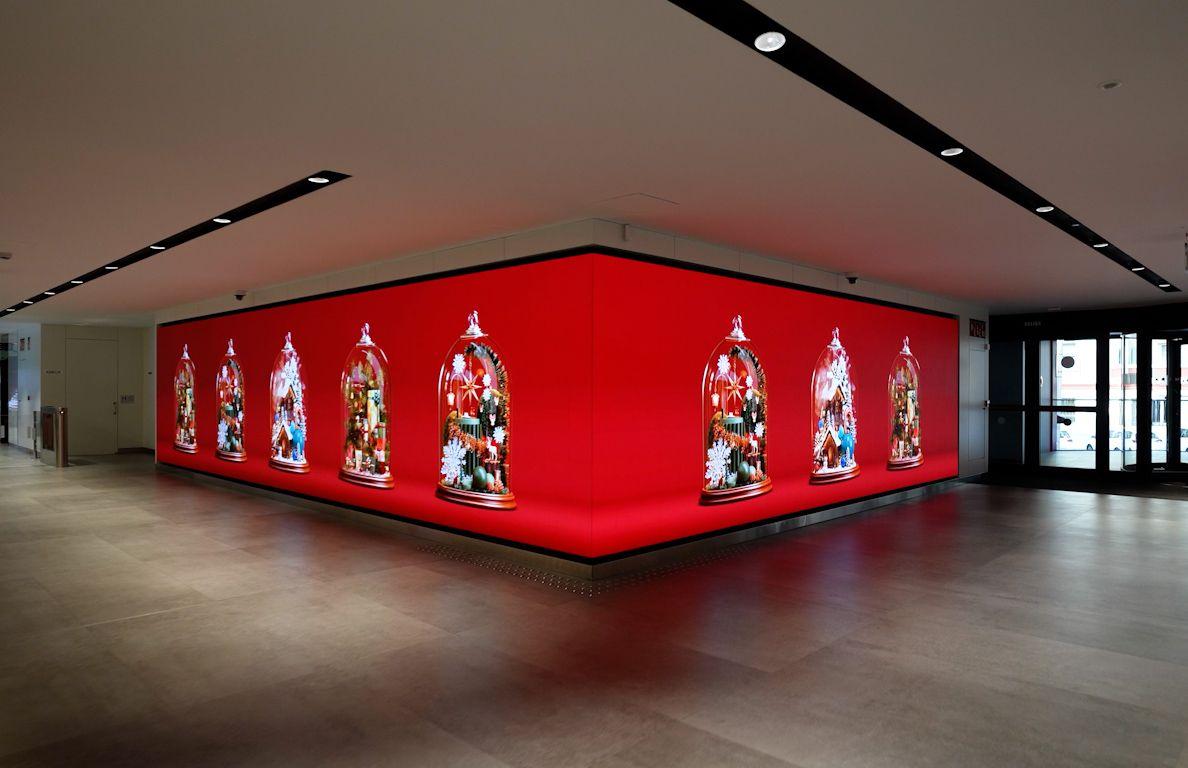 Christmas Glassbells @Office Hallway