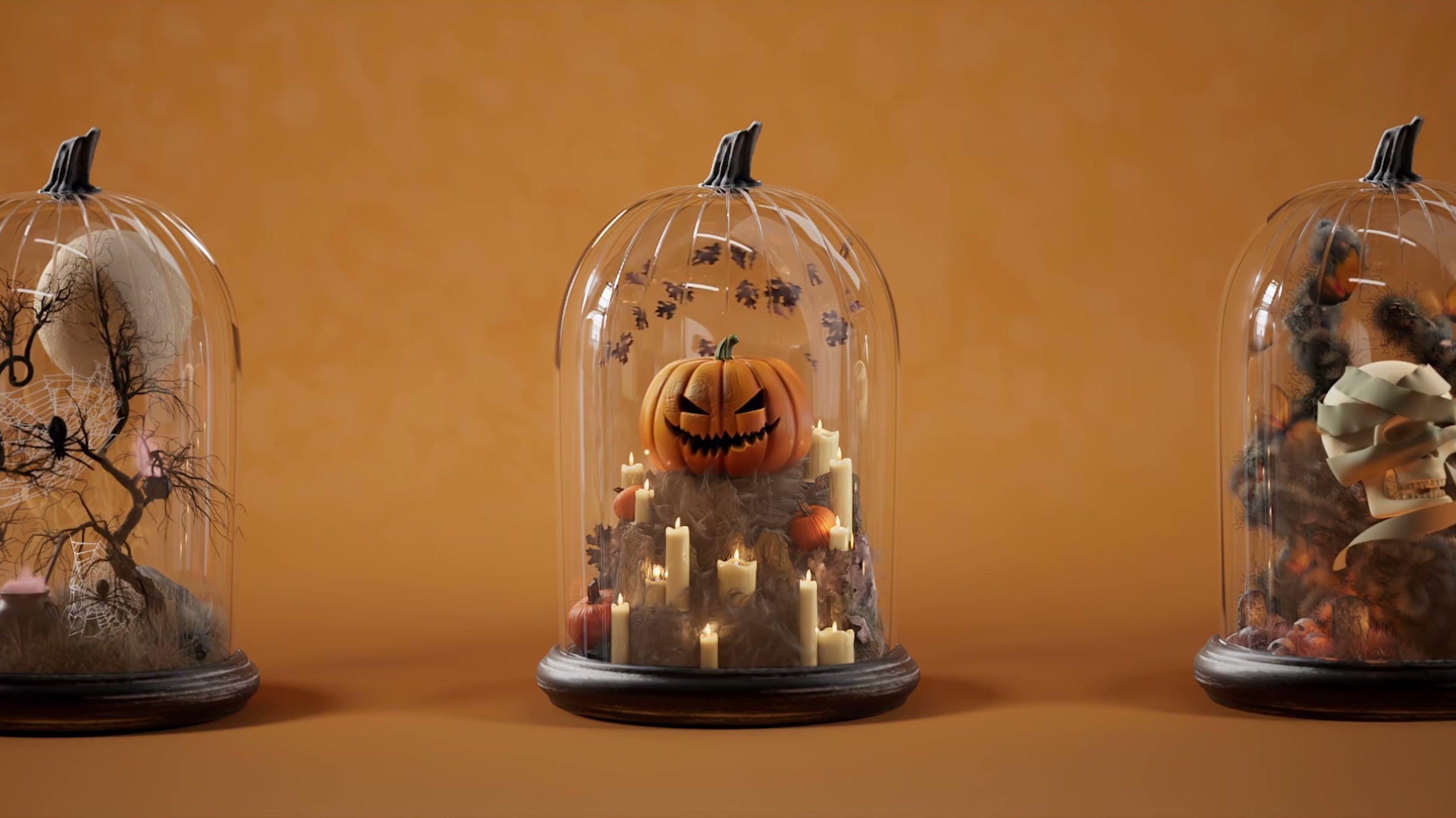 Halloween Glassbells
